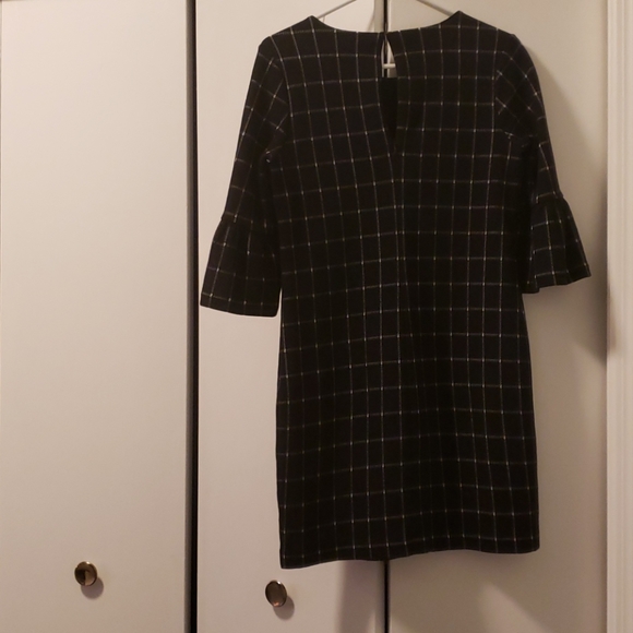 Banana Republic checkered ruffle dress size 0 - Picture 5 of 6